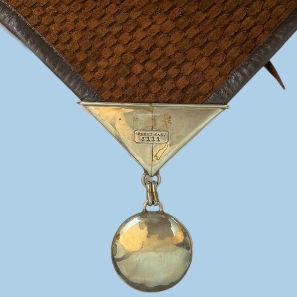 Perez Sanz Brown Leather Shoulder Bag - Picture 5 of 5